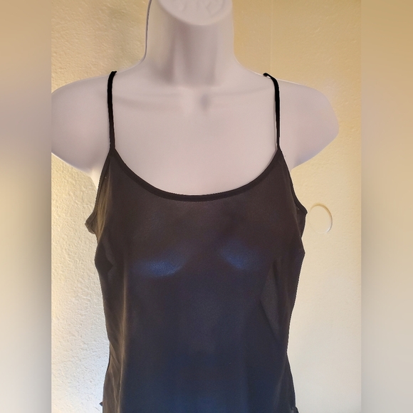 Black See-through Spaghetti Straps Top - Picture 8 of 9